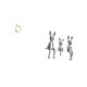 thumbnail image 5 of Escultura Artística De Pareja De Conejos, Estatua De Resina Para Escritorio, Mueble, Decoración Del Hogar, Regalo De Aniversario Y Estatuas Familiares, Adorno De Centro De Mesa, Colección De, 5 of 8