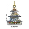 thumbnail image 2 of Wadada Christmas Tree Ornament, Christmas Vacation Decoration Ornaments for Christmas Tree, Christmas Decorations Pendant for Outdoor Indoor Hanging Ornaments Xmas Eve Decor Gift Loot Bag Fillers, 2 of 5
