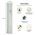 thumbnail image 3 of A&S Mezuzot Modern Glass Mezuzah Case in Shatterd Glass Design Waterproof Judiaca Door Mezuzah Home Blessing and Protection Cover (Beige Marble, 7 Inches), 3 of 5
