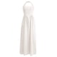 thumbnail image 5 of Vestido midi sin mangas de verano para mujer: hombros descubiertos, cintura alta, vuelo, vestido largo de playa, tejido elástico, 5 of 5