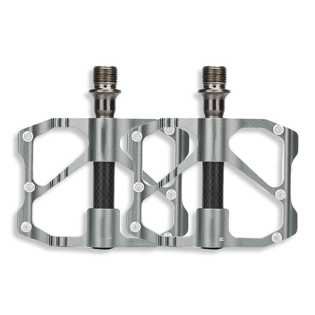 Wosthever 1 par de pedales de bicicleta de carretera piezas de repuesto accesorios de ciclismo Ciclismo Plata