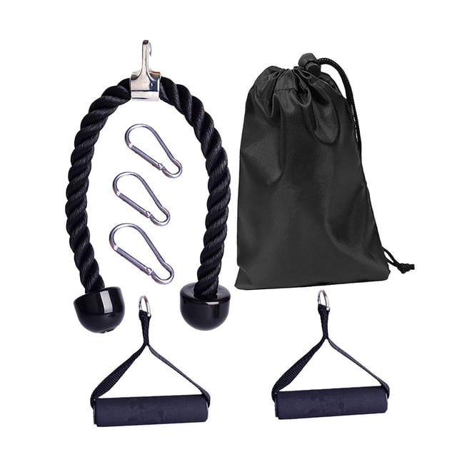 Juego de accesorios de Cable de Cuerda de tensión shamjiam Cuerda de tracción profesional para bíceps y tríceps