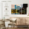 thumbnail image 4 of Elephant Stock Austin Urban Cityscape Wall Art - Horizontal Multi Panel Canvas - Living Room Wall Decor - City Multi Panel - Orange And Brown Decor - 74" x 48", 4 of 4