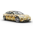 thumbnail image 6 of Rwraps Orange Pixel Tiger Stripe Gloss Vinyl Film Wrap 59in x 30ft Vinyl Vehicle Car Film Sheet Roll, 6 of 9