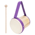 thumbnail image 1 of Drum, Pleasant Sound Children Drums Sheepskin Head Portable With Stick For Performance, 1 of 8