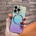 thumbnail image 6 of iPhone 12(6.1) is suitable for Mag Safety Shockproof Case with gradient lens film magnetic suction case, 6 of 7