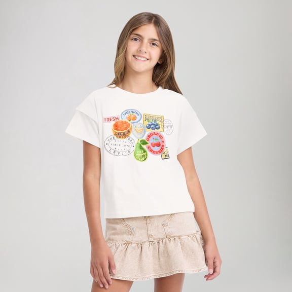 Levi Girls Graphic Short Sleeve Top, Sizes 4-16