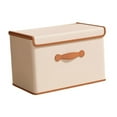 thumbnail image 4 of Contenedor de almacenamiento de ropa, caja de almacenamiento plegable de gran capacidad con asa, organizador de armario, contenedor para sala de XXL, 4 of 8