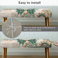 thumbnail image 6 of XYZCANDO Stain Resistant Dining Bench Covers, Butterfly Mandala Print Poly Spandex Elastic Hem Rectangle Dining Chair Slipover for Living Room Home, 6 of 9