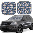 thumbnail image 1 of Fotbe Flower Juego de 2 Piezas de Parasoles para Parabrisas | Bloqueador Solar para Auto | Accesorios Plegables para Protección Solar Interior-Medium, 1 of 6