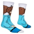 thumbnail image 3 of ODD SOX, Men's Funny Designer Novelty Icons Socks, Bob Ross Crew, Large Adult, 3 of 6