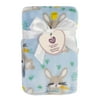 Parent's Choice Blue Bunny Plush Blanket 30" x 36"
