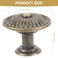 thumbnail image 2 of WRISTBIQUE Cabinet Knobs Zinc Alloy 10Pcs 0.9x0.9in Dark Brown, 2 of 8