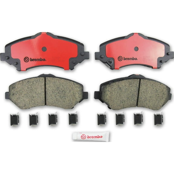 Brembo OE P11025N Front Brake Pads for Dodge Nitro and Jeep Liberty - Premium NAO Ceramic