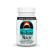 Source Naturals No-Flush Niacin 500 mg 60 Tablets