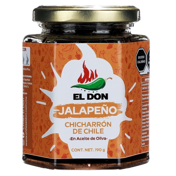 Chicharrón de Chile Jalapeño EL DON 190 Gr
