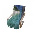 thumbnail image 3 of Fiji Soft Flannel Fleece Throw Blanket, Clear Still Waters Surrounding a Island, Cozy Plush for Indoor and Outdoor Use, 50" x 70", Azure Blue Aqua, by Ambesonne, 3 of 5