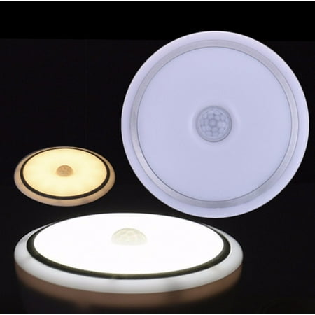 

220V ceiling sensor LED body light 110V motion 12W switch automatic LED light