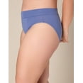 thumbnail image 3 of Playtex Tummy Smoothing High-Cut Brief Underwear Pack, 3-Pack  Chateau Blue/Salty Pepper Grey/Future Lavender 5XL Women's, 3 of 4