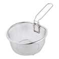 thumbnail image 1 of veasfak Deep Fry Basket Stainless Steel Kitchen Mesh Strainer for Cooking Restaurant Diameter 21cm, 1 of 9
