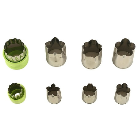 

Chicmine 8Pcs/Set DIY Cookie Cutter Heat-resistant Non-stick Anti-Deform Quick Demoulding Flower Animal Biscuit Cutter Kitchen Tool
