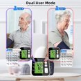 thumbnail image 4 of Monitor de presión arterial hetaida D6607US para la parte superior del brazo con memoria, 4 of 8