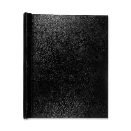 Roaring Spring High Tension Spine Clamp Thesis Binder - Letter - 8.50" X 11" - Leatherette - Black - 1 Each (ROA96377)