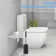 thumbnail image 2 of SetSail Toilet Brush, Compact Size Toilet Bowl Brush and Holder Toilet Brushes for Bathroom with Stainless Steel Handle Toilet Cleaner Brush with Durable Scrubbing Bristles, 2 Packs, 2 of 7