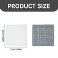 marioyuzhang Peg Board Pegboard Wall Organizer Panels White Pegboard