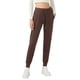 thumbnail image 2 of Pantalones de Yoga de Cintura Alta para Mujer con Puños Ajustables con Cordón y Bolsillos, Ideales para Correr, Entrenar o Ir Al Gimnasio. Marrón M, 2 of 8