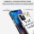 thumbnail image 3 of Be Still and Know ,Bible Quote Case for iPhone 13 Pro ,Aesthetic Art Design Pattern TPU Shock Proof Cover Case, 3 of 5
