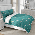 thumbnail image 3 of TeasBank 3D Printed Christmas Theme Twin Duvet Cover Set Snowflake and Bell Comforter Cover Set Christmas Bedding for Teens Adult Room Decor 1 Quilt Cover with 2 Pillow Cases(No Comforter), 3 of 4