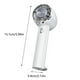 thumbnail image 3 of New Refrigerated Handheld Fan Outdoor Climbing Button Desktop Usb Charging Ice Mini Fan Can Be Used The Car, 3 of 7
