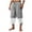 Gray, variant on asjyhkr Plus Size Mens Capri Pants Drawstring Elastic Waist Breathable Summer Beach Casual Trousers with Pockets,Xs-5XL