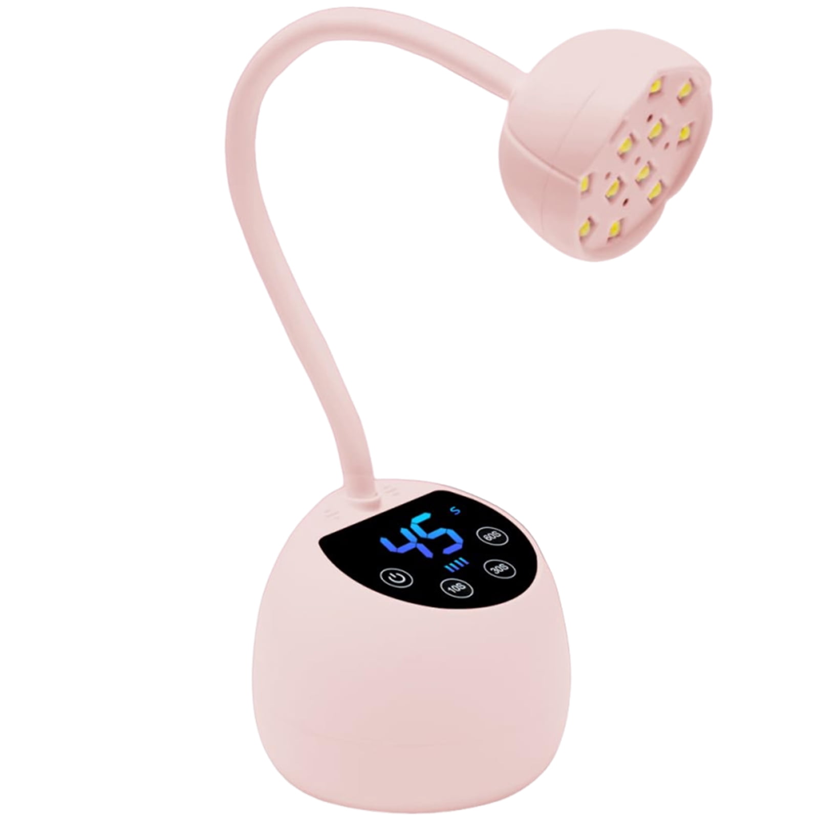 Gooseneck UVS Nails Lamp for Gel Nails Polish Smarts Sensors Nails Light Quick Drying Nails Dryer 3 Timers Auto Sensors