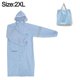 thumbnail image 2 of 2xl Chubasquero azul para niños con mochila, sombrero grande para niños medianos y grandes, chubasquero para estudiantes, 2 of 5