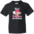 thumbnail image 3 of Inktastic Skateboarding Cute Girls Youth T-Shirt, 3 of 5