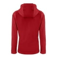 thumbnail image 3 of Women's Cutter & Buck Red Atlanta Falcons Evoke Eco Softshell Recycled Full-Zip Hooded Jacket, 3 of 3