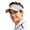 Light Gray, variant on Ticikt Adult's Adjustable Sun Visor Hat, UPF 50+ Lightweight Cap for Sports and Beach,Blue