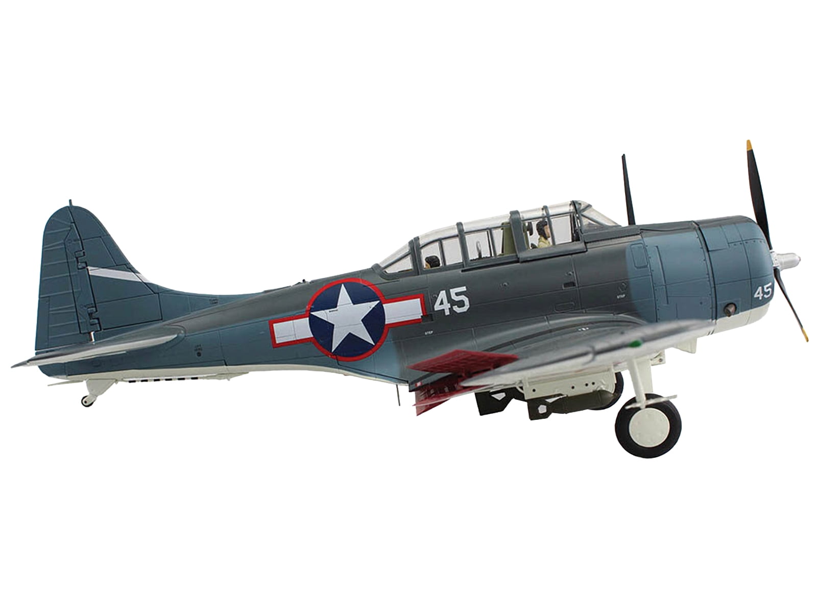 Douglas SBD-5 Dauntless Bomber Aircraft "VB-16, USS Lexington" (1943) US Navy 1/32 Diecast Model by Hobby Master