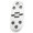 Silver, variant on Yammee 180 Degree Furniture Hinges Adjustable Cabinet Door Concealed Hinge Folding Table Flush Mounted Hinges Hardware