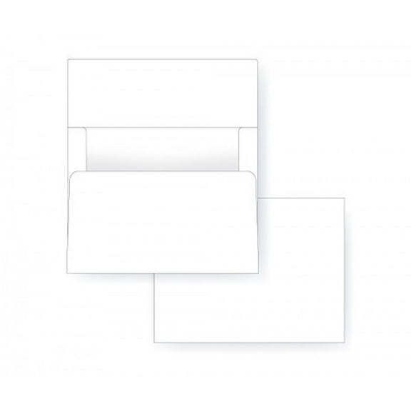 A2 Invitation Envelope - 24# White (4 3/8 x 5 3/4) - Announcement Envelope Series (Box of 250)