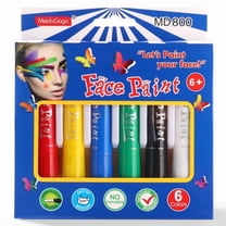 MeiduGaga 6-pack Face Paint Sticks, Washable Body Paint for Cosplay Party Halloween