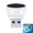 Round ice blue light, variant on USB LED Car Atmosphere Light, Mini Night Light, Plug-in Cigarette Lighter Ambient Lamp for Vehicle & Home Decoration