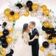 thumbnail image 4 of Black Gold Balloon Garland Kit, 138 Pcs Party Supplies Decoration Set, Black & Gold & White & Gold Confetti Balloon Arch for Baby Shower, Wedding, Bir, 4 of 4