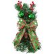 thumbnail image 1 of Decoración navideña Ratán verde Decoración floral plateada Decoración de guirnalda de repisa, 1 of 7