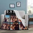 thumbnail image 4 of Custom Blanket with Picture Text Customized Blankets with 20 Photos Personalized Blanket Using My Own Pictures, Memorial Gifts for Birthday Christmas Valentine's Day Dad Mom Daughter Friends, 4 of 6