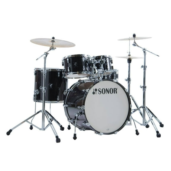 Sonor AQ2 Stage Maple 5-Piece Drum Shell Pack (Transparent Black)