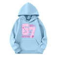 thumbnail image 4 of 67 Niños con capucha Niñas 6 7 Meme Sudadera cómoda manga larga Suéteres divertidos 6 7 Número impreso Novedad manga larga con capucha Suéter de moda cómodo once once hoodie (Azul celeste,3-4 años), 4 of 4