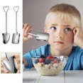 thumbnail image 1 of ¡Oferta por Tiempo Limitado!, Cuchara de acero inoxidable para sandía, cuchara para revolver bebidas heladas con mango largo, cuchara para café espesa, vajilla, cuchara para hielo con mango largo, 1 of 6